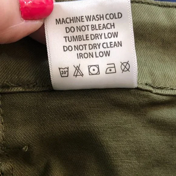 Fashion Nova Olive Green Cargo Ankle Pants - Picture 12 of 14